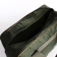 Сумка дорожная на молнии, с увеличением, наружный карман, длинный ремень, цвет хаки Сумка дорожная на молнии, с увеличением, наружный карман, длинный ремень, цвет хаки