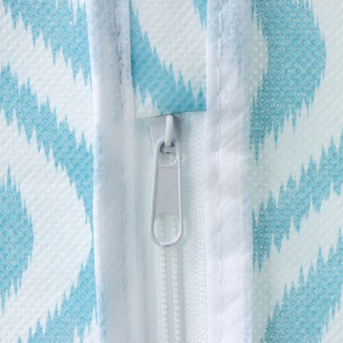 Чехол для одежды Доляна &laquo;Лагуна&raquo;, ПВХ окно, 60&times;120 см, цвет бирюзовый
