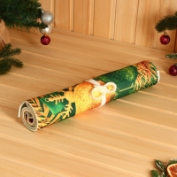 Коврик-лежак с принтом "Пусть богатство приходит в ваш дом", 50х155 см Коврик-лежак с принтом "Пусть богатство приходит в ваш дом", 50х155 см