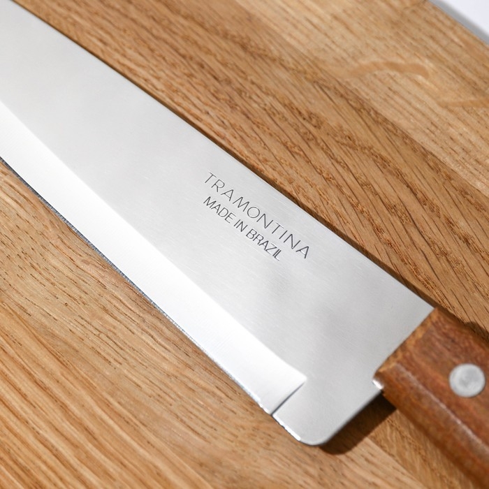 Нож поварской Tramontina Universal, лезвие 17,5 см, сталь AISI 420, деревянная рукоять Нож поварской Tramontina Universal, лезвие 17,5 см, сталь AISI 420, деревянная рукоять