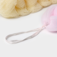 Набор мочалок для тела CUPELLIA SPA: 2 косы по 70 гр, цвета бежевый и розовый Набор мочалок для тела CUPELLIA SPA: 2 косы по 70 гр, цвета бежевый и розовый
