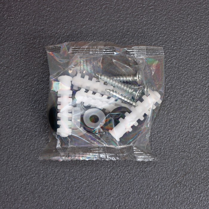 Держатель для полотенец двойной, 39,5 см, 2 крючка, нержавеющая сталь, цвет чёрный Держатель для полотенец двойной, 39,5 см, 2 крючка, нержавеющая сталь, цвет чёрный