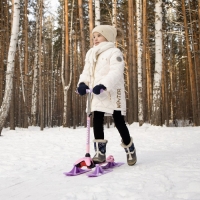 Самокат-снегокат 2 в 1 GRAFFITI «Зайка» Самокат-снегокат 2 в 1 GRAFFITI «Зайка»