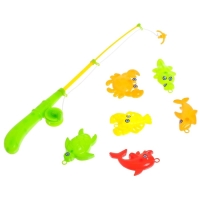 Рыбалка «Ловись рыбка»: удочка, 6 рыбок, МИКС Рыбалка «Ловись рыбка»: удочка, 6 рыбок, МИКС