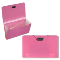 Папка на резинке А6, 12 отделений, узоры, розовая пастель Папка на резинке А6, 12 отделений, узоры, розовая пастель