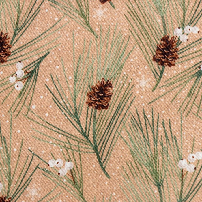 Фартук Этель "Spruce branches" 60х70см, 100% хлопок, саржа 190 г/м2