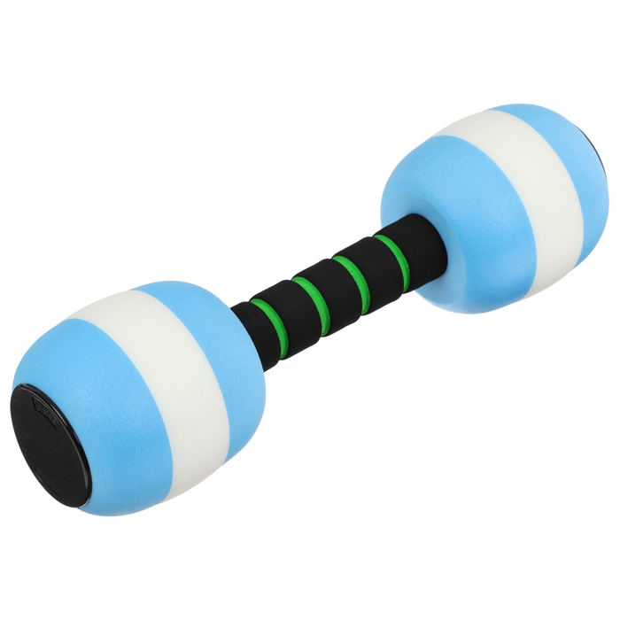 Гантель для аквааэробики, 26х8х8 см, цвет голубой Гантель для аквааэробики, 26х8х8 см, цвет голубой