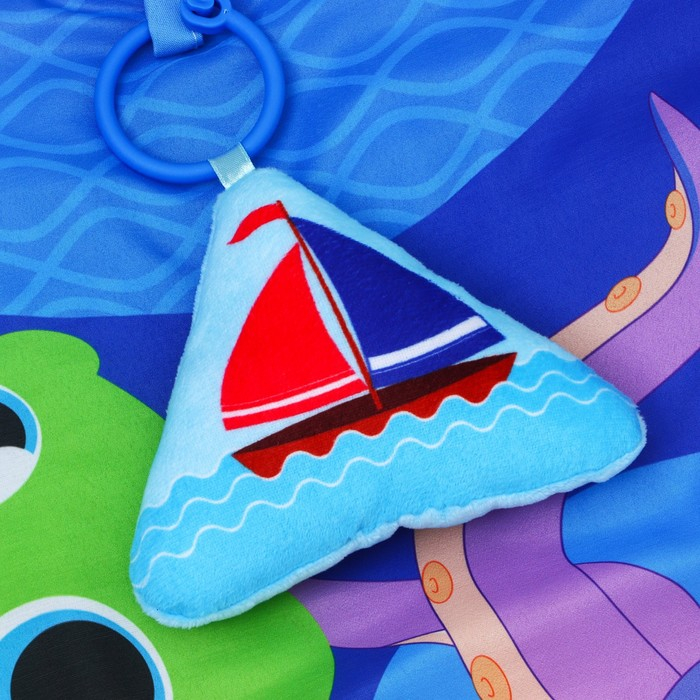 Развивающий коврик «Мягкие малыши», 4 мягкие игрушки, d80см, виды МИКС, Крошка Я Развивающий коврик «Мягкие малыши», 4 мягкие игрушки, d80см, виды МИКС, Крошка Я