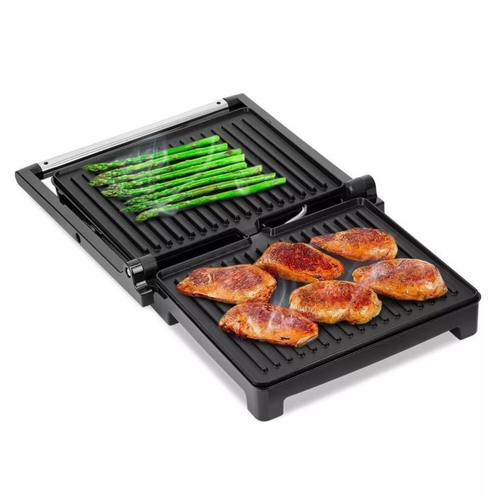 Гриль электрический Kitfort КТ-3660, 2000 Вт, антипригарное покрытие, 29х24 см