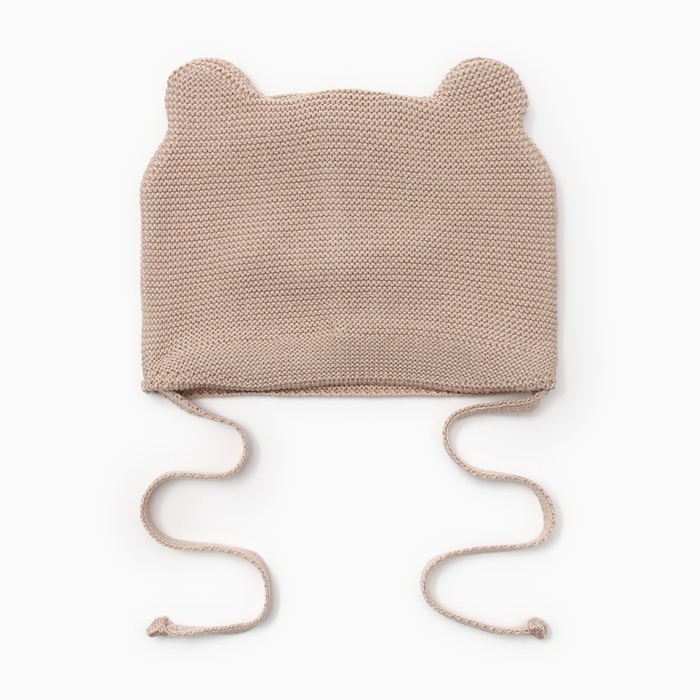 Шапка детская MINAKU  р-р 35-40, цвет бежевый