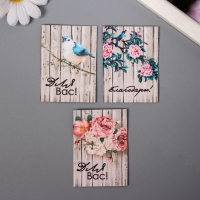 Набор открыток с семенами "Вырасти сам" "Для вас" 5*7см 3 шт Набор открыток с семенами "Вырасти сам" "Для вас" 5*7см 3 шт