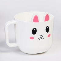 Кружка детская 260 мл., «Зайка», цвет белый Кружка детская 260 мл., «Зайка», цвет белый