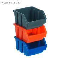 Лоток для метизов №1, 115х115х75 мм, синий