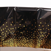 Скатерть &laquo;Конфетти&raquo; 137 &times; 183 см, цвет чёрный