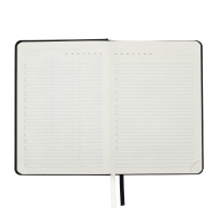 Ежедневник недатированный A5, 160 листов, deVENTE.Emblem, твёрдая обложка из искусственной кожи с поролоном, ляссе, блок 70 г/м2, чёрный Ежедневник недатированный A5, 160 листов, deVENTE.Emblem, твёрдая обложка из искусственной кожи с поролоном, ляссе, блок 70 г/м2, чёрный