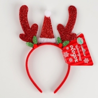 Карнавальный ободок &laquo;Рога&raquo;, с колпаком, цвета МИКС