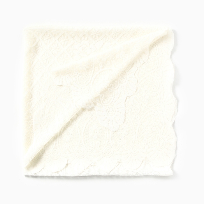 Скатерть Доляна Ажур цв.бежевый 140*200 &plusmn;5 см, 100%п/э