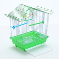 Клетка для птиц укомплектованная Bd-1/1d, 30 х 23 х 39 см, зелёная (фасовка 12 шт) Клетка для птиц укомплектованная Bd-1/1d, 30 х 23 х 39 см, зелёная (фасовка 12 шт)