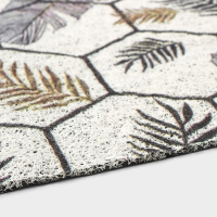 Коврик придверный грязезащитный Доляна «Топ», вырезной, 60×90 см, цвет серый Коврик придверный грязезащитный Доляна «Топ», вырезной, 60×90 см, цвет серый