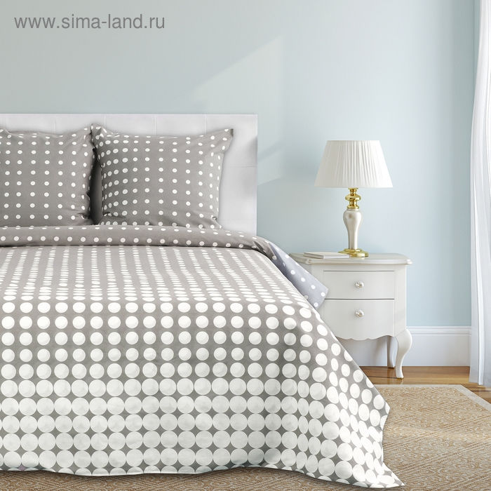 Постельное бельё "Этель" дуэт Иллюзия (вид 2) 143х215 см - 2 шт, 240*220 см, 70х70 см - 2 шт., 100% хлопок, бязь 125 г/м&sup2;