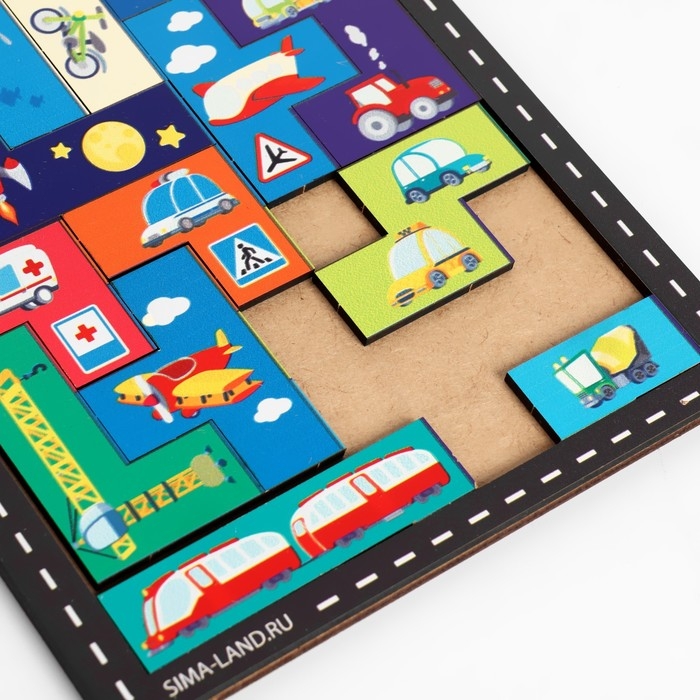 Двусторонний тетрис &laquo;&lrm;Транспорт&raquo;&lrm;