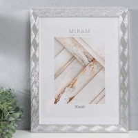 Фоторамка пластик "МИРАМ" 30х40 см, 651629-15, (пластиковый экран) Фоторамка пластик "МИРАМ" 30х40 см, 651629-15, (пластиковый экран)