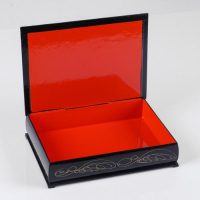 Шкатулка &laquo;Букет в вазе&raquo;, 16&times;22 см, лаковая миниатюра, микс