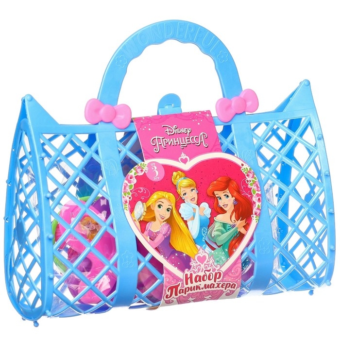 Набор парикмахера в сумке &laquo;Самой красивой&raquo;, МИКС, Принцессы