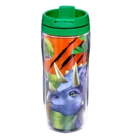 Термостакан с пазлом &laquo;Мир динозавров&raquo;, 54 элемента, 350 мл