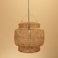 Светильник потолочный из ротанга "Герман" 1х120Вт, Е27, 50х50х50 см Светильник потолочный из ротанга "Герман" 1х120Вт, Е27, 50х50х50 см