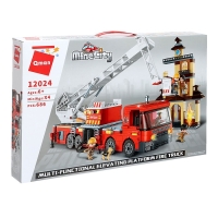 Конструктор Огнеборцы «Пожар в многоэтажке», 686 деталей Конструктор Огнеборцы «Пожар в многоэтажке», 686 деталей