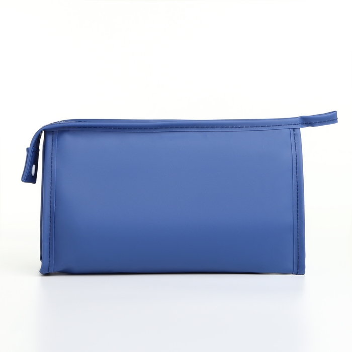 Косметичка на молнии, цвет синий