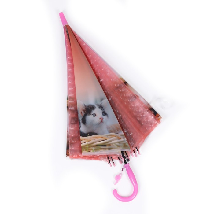 Зонт детский 3Д &laquo;Модная кошечка&raquo;, D=80 см