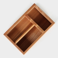 Салфетница - органайзер Adelica, 14×21,5×7 см, бук Салфетница - органайзер Adelica, 14×21,5×7 см, бук