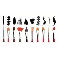 Набор кистей Белка 3 штуки, Calligrata №1 (круглые №: 1, 3, 5), деревянная ручка Набор кистей Белка 3 штуки, Calligrata №1 (круглые №: 1, 3, 5), деревянная ручка