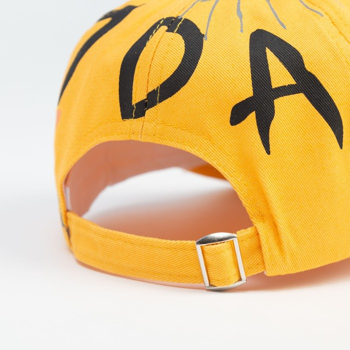 Кепка детская MINAKU &laquo;Граффити&raquo;, цвет жёлтый, размер 54