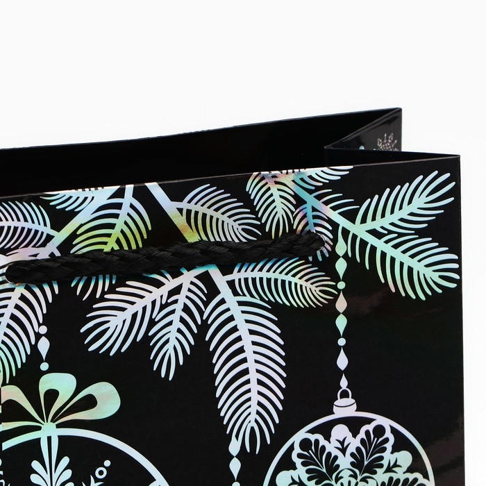 Пакет голографический вертикальный «С Новым годом», S 12 х 15 х 5.5 см , Новый год Пакет голографический вертикальный «С Новым годом», S 12 х 15 х 5.5 см , Новый год