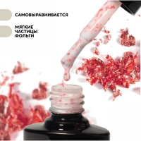 Гель лак для ногтей, &laquo;MILK POTAL&raquo;, 3-х фазный, 8мл, LED/UV, цвет белый/красный (12)