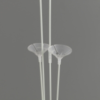 Стойка для воздушных шаров на 4 шара, основание сердце, высота 65 см