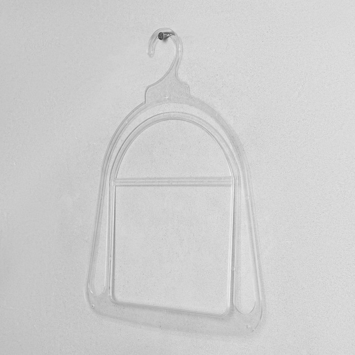 Вешалка для шапок, пластик, 24&times;30 см, цвет прозрачный
