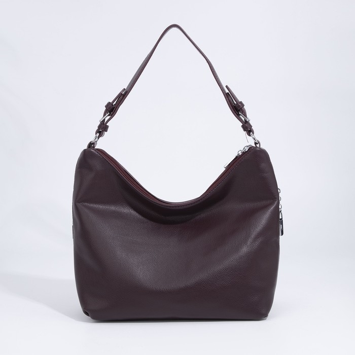 Сумка-мешок на молнии, цвет бордовый Сумка-мешок на молнии, цвет бордовый