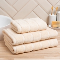 Полотенце махровое Love Life &laquo;Ария&raquo; 50х90 см, бежевый, 100% хл, микро-коттон, 450 гр/м2