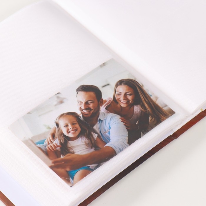 Фотоальбом на 200 фото 10х15 см, пластик. листы "Cute foxy" Рассвет