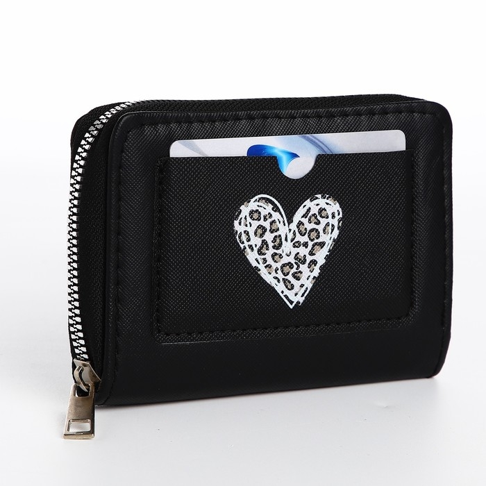 Картхолдер кошелёк «Сердечко» 12х 9,5х 2 см Картхолдер кошелёк «Сердечко» 12х 9,5х 2 см