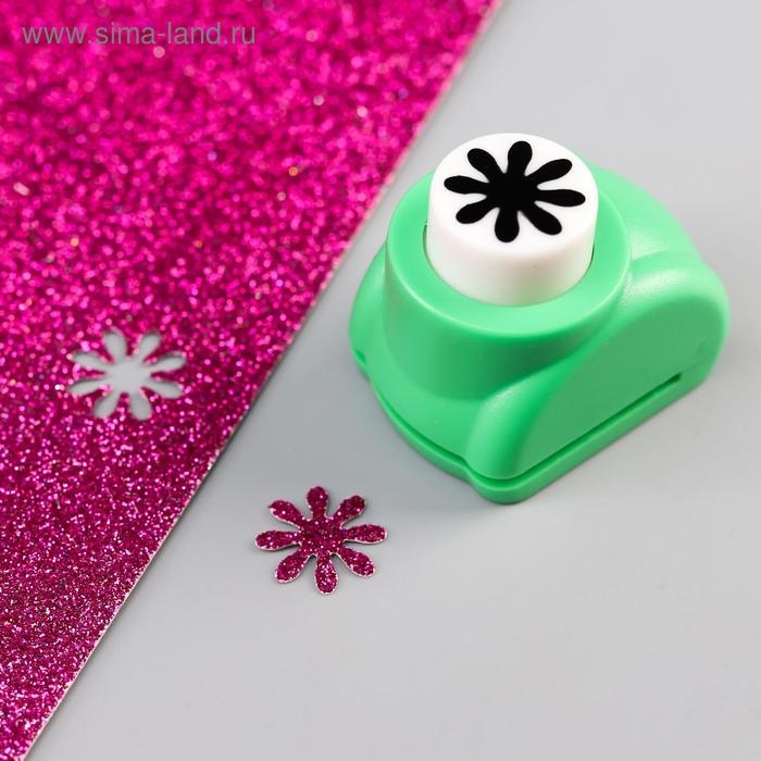 Дырокол фигурный Дырокол фигурный "Ромашка" d=1,5 см 3,5х4х4 см МИКС