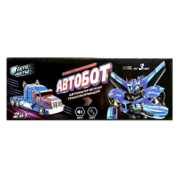 Робот-игрушка &laquo;Герой&raquo;, трансформируется, световые эффекты, русская озвучка, работает от батареек