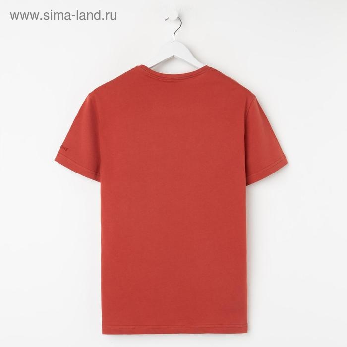 Футболка мужская KAFTAN E-ZONE, 46, кирпичный