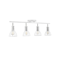 Светильник "Бостон" 4х60Вт Е14 белый/хром Светильник "Бостон" 4х60Вт Е14 белый/хром