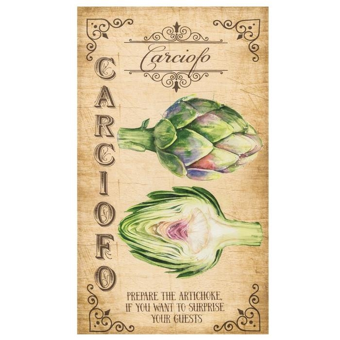 Полотенце "Этель" Carciofo 40х73 см, 100% хлопок, саржа 190 гр/м2