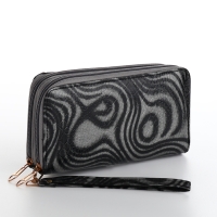 Кошелёк женский на молниях, цвет серый Кошелёк женский на молниях, цвет серый